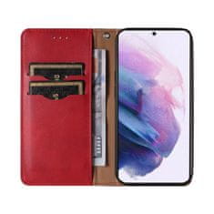 MG Magnet Strap preklopna maska za Samsung Galaxy S22 Plus, crvena