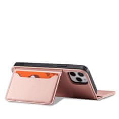 MG Magnet Card preklopna maska za iPhone 12, ružičasta