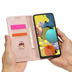 MG Magnet Card preklopna maska za Xiaomi Redmi Note 11 Pro 4G/5G, ružičasta