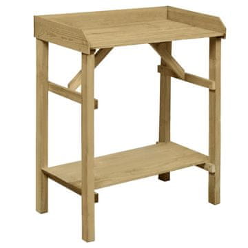 Vidaxl Vrtni stol, impregnirani borov, 75x40x90 cm