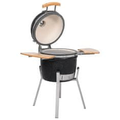 Vidaxl Kamado keramički uređaj za grill i dimljenje 33 cm