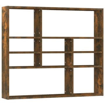 Vidaxl Zidna polica boja hrasta 90 x 16 x 78 cm konstruirano drvo