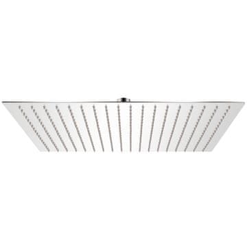 Vidaxl Glava za nadglavni tuš nehrđajući čelik 50 x 50 cm četvrtasta