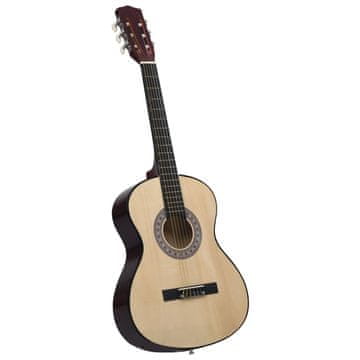 Vidaxl Klasična gitara za početnike, 4/4 39", lipa