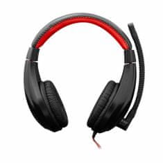 White Shark Serval GH-2040 slušalice sa mikrofonom, crno-crvena