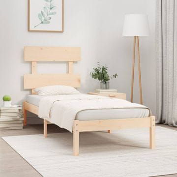 Vidaxl Okvir kreveta od punog drva 90x190 cm za jednu osobu