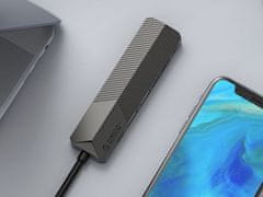 Orico MDK-4P priključna stanica, USB-C, 4 u 1, USB 3.0, USB 2.0, HDMI, USB-C PD, crna (MDK-4P-BK-BP)