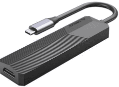 Orico MDK-6P priključna stanica, USB-C, 6 u 1, USB 3.0/2.0, HDMI, SD+TF, USB-C PD, crna (MDK-6P-BK-BP)