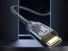 Orico CM32-10 kabel, USB-C u USB-C, USB 3.2 Gen2, 20Gb/s, 100W PD, 4K 60Hz, 2m, crna (CM32-20-BK-BP)