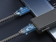 Orico CM32-10 kabel, USB-C u USB-C, USB 3.2 Gen2, 20Gb/s, 100W PD, 4K 60Hz, 2m, crna (CM32-20-BK-BP)