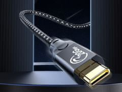 Orico CL32 kabel, 2m, USB-C v USB-C, USB 3.2 Gen2, 20Gbps, 100W PD, 4K 60Hz (CL32-20-BK-BP)
