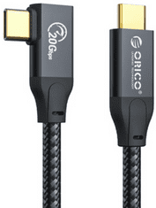 Orico CL32 kabel, 2m, USB-C v USB-C, USB 3.2 Gen2, 20Gbps, 100W PD, 4K 60Hz (CL32-20-BK-BP)