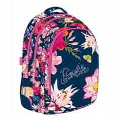 ST.RIGHT školski ruksak s tri pretinca Barbie Botanical