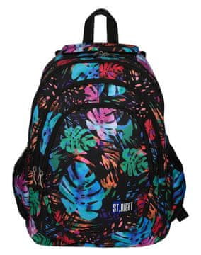 ST.RIGHT Školski ruksak s četiri pretinca Exotic Garden