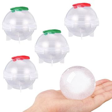 Verkgroup 4x kalup za ledene kuglice za višekratnu upotrebu 5cm