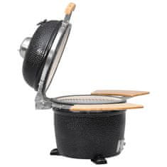 Vidaxl Kamado keramički uređaj za grill i dimljenje 33 cm