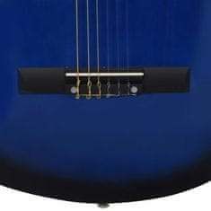 Vidaxl 8-dijelni set za učenje sviranja klasične gitare, 1/2" (100 cm), 34" (81 cm)