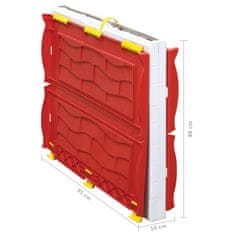 Vidaxl Dječja sklopiva kućica za igru s vratima i prozorima