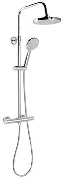 AQUALINE AQUALINE Kromirani Tuš Stup s Termostatom, Kišna Glava