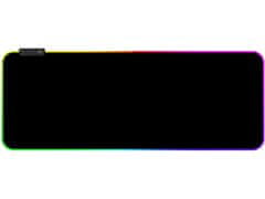 Verkgroup Osvijetljena LED RGB računalna podloga za miš i tipkovnicu 80x30cm