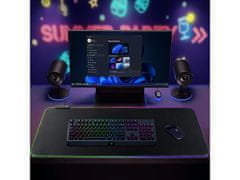 Verkgroup Osvijetljena LED RGB računalna podloga za miš i tipkovnicu 80x30cm