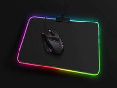 Verkgroup Osvijetljena LED RGB računalna podloga za miš i tipkovnicu 35x25cm