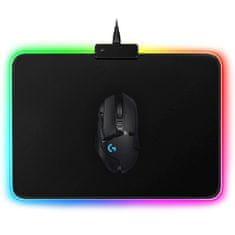 Verkgroup Osvijetljena LED RGB računalna podloga za miš i tipkovnicu 35x25cm