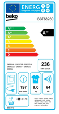 Beko B3T68230 sušilica rublja