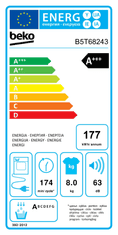 Beko B5T68243 sušilica rublja