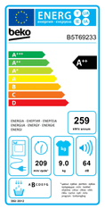 Beko B5T69233 sušilica rublja