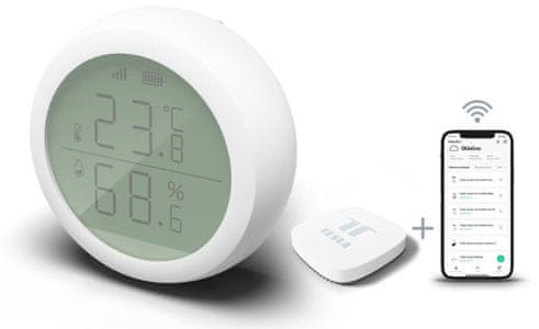 Tesla pametni senzor temperature i vlage omogućuje rano javljanje stanja LCD zaslona i upravljanje putem Zigbee mobilne aplikacije omogućuje povezivanje pametne kuće