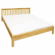 eoshop Bračni krevet TORINO 180x200 cm, masiv bor, lakirano, nosivost 2x120 kg