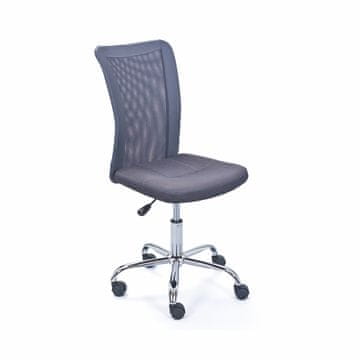 eoshop Uredska stolica BONNIE siva, mrežasta, kromirano postolje, podesiva visina 89–99 cm