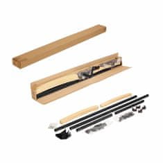 eoshop Metalni krevetni okvir AMERIKA 140x200 cm, crni