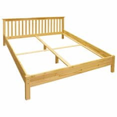 eoshop Bračni krevet TORINO 180x200 cm, masiv bor, lakirano, nosivost 2x120 kg