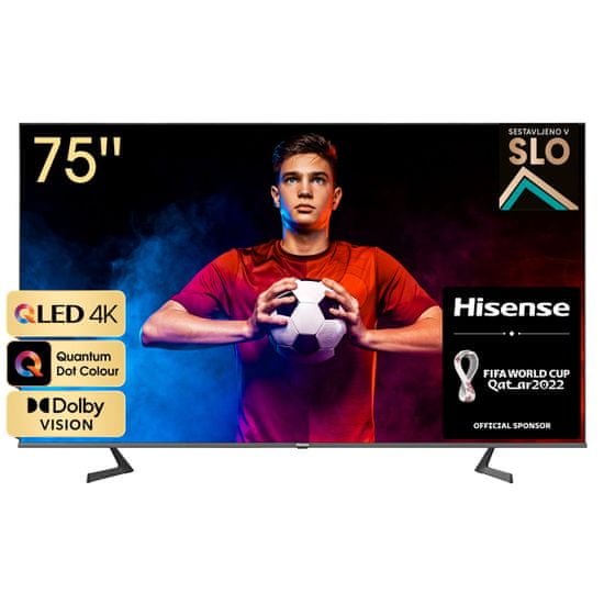 Hisense 75A7GQ 4K UHD QLED televizor, Smart TV