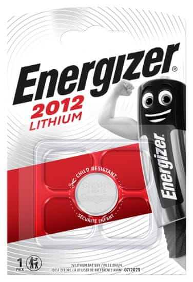 Energizer CR2012 Lithium baterija, 1 komad