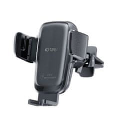 Tech-protect X05 Vent držač mobitela za auto, Qi punjač 15W, crno