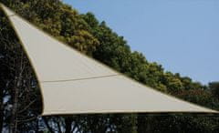 Rojaplast Trokutasto jedro za sjenčenje 5x5x5 m, bež-sivo, poliester 160 g/m², impregnacija