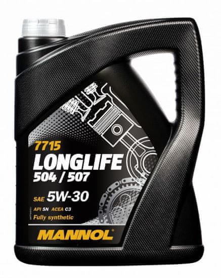 Mannol motorno ulje Longlife 504/507 5W-30, 5 l