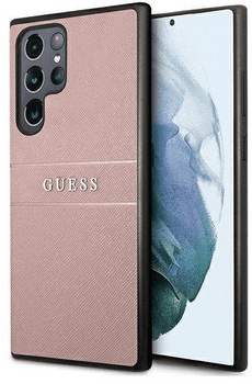 Guess GUHCS22LPSASBPI zaštitna maskica za Samsung Galaxy S22 Ultra 5G, ružičasta