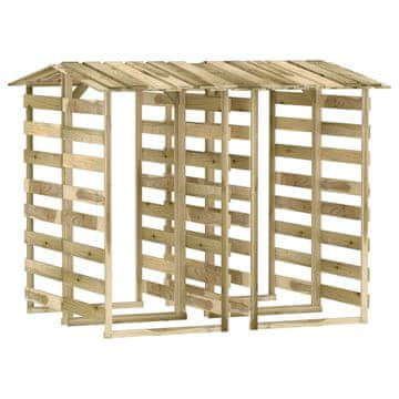 Vidaxl Pergole s krovom 4 kom 100 x 90 x 200 cm impregnirana borovina