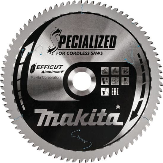 Makita E-13306 Efficut list pile, za aluminij