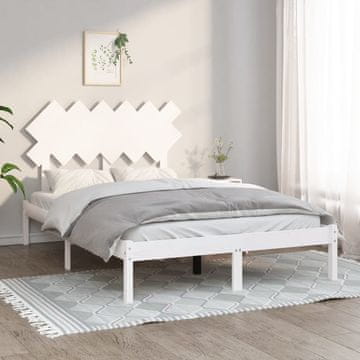 Vidaxl Okvir kreveta Bijeli 120x200 cm Puno drvo
