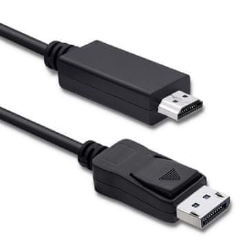 Qoltec Qoltec DisplayPort v1.1 muški | HDMI muški | 4K | 1m