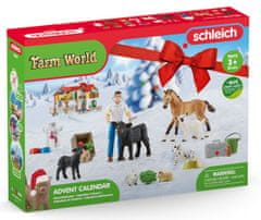 Schleich Adventski kalendar Schleich 2022 - domaće životinje