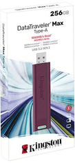 DT Max USB pogon, 256 GB, 3.2 Gen2, 1000/900MB/s, metalni, klizni konektor, crveni (DTMAXA/256GB)