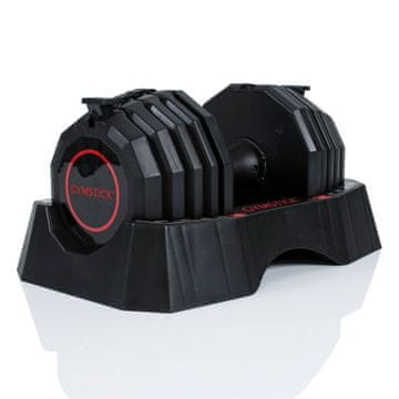 Gymstick Podesiva uteg Quick-Lock Dumbbell (crno-crvena)