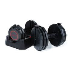 Gymstick Podesiva uteg Quick-Lock Dumbbell (crno-crvena)