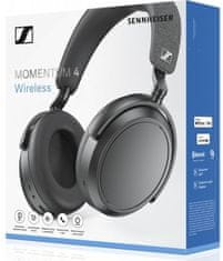 Sennheiser Momentum 4 slušalice, Bluetooth, mikrofon, crna (509266)